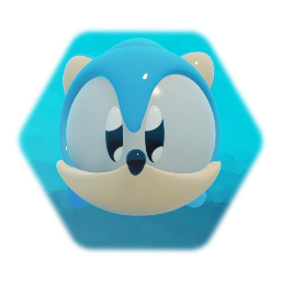 Classic Sonic (Head Sculpt)