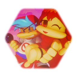 The Boyfriend & Girlfriend from.(friday night funkin)