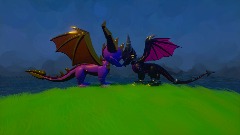 Spyro and Cynder: A night together