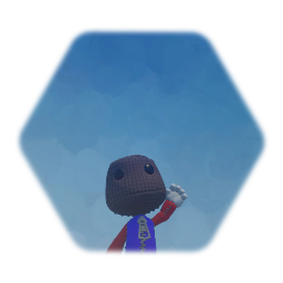 Sackboy Mario (LittleBigPlanet 2)