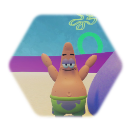 Better patrick star animation rigged puppet