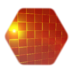 Red and Gold Checkered Tile