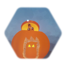 The flame pumpkin