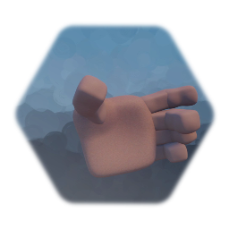 Positional hand (cartoon style)