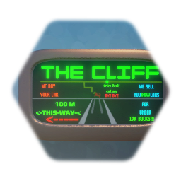 Billboard painting - THE CLIFF