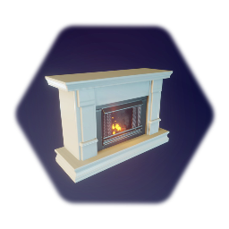 White Fireplace