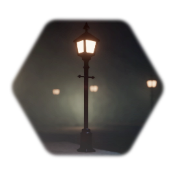 Simple old streetlight