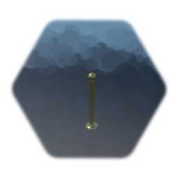 Gold velvet-line pole