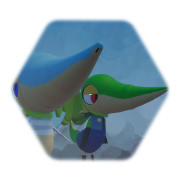 Danle and halnu from team shiny  Leaf