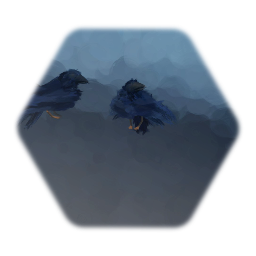 Idle Birds With and Without Wing Flap