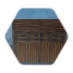 Japanese wooden wall