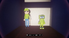 Green-bot adventure Cutscene 7 part 1: Get in the basement