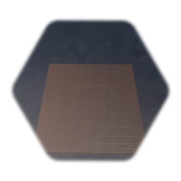 Wood Panel - Square - Square Carving