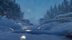 My snowy scene