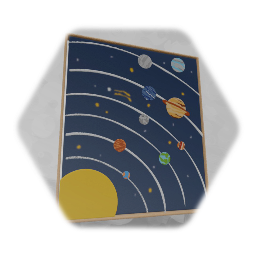 Target space picture canvas