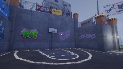 Random Basketball Court