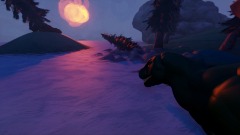 Tyrannosaur Mates(Sunset Scene)