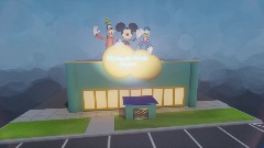 Mickey and friends daycare outside