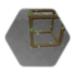 See through box with foliage