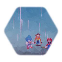 Sonic und Mario und crash