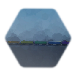 Rainbow of brake-vans