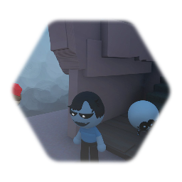 Spooky month levitating island