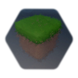 Grass block -Relistic - 3D