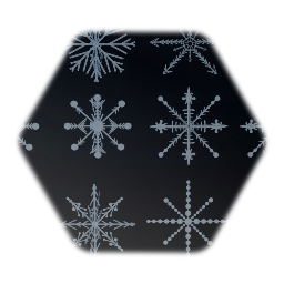Snowflake Patterns - Paint Strokes