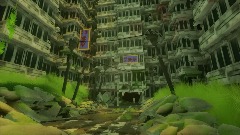 Post-apocalyptic Hong Kong Monster