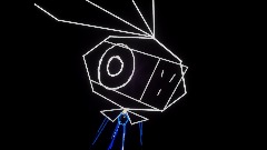 Monitoring Miku DECO*27 Test Vib-Ribbon Animation by Vibri.uk