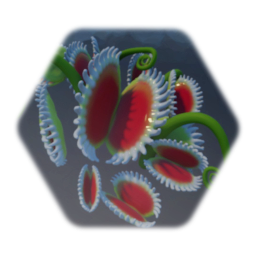 Venus Fly Trap Carnivorous Cartoonish