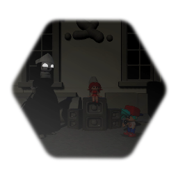 FNF-Taki and BF doing a rap battle inside Sarv's church lol