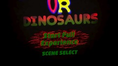 Dinosaur menu