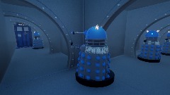 Dr Who DARLEK  SHIP SET