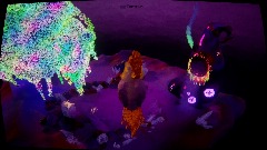 A little birds dream of space island