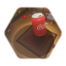 Coca Cola Can Openened but on game