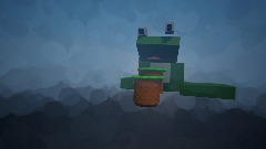 A Giant Blocky Frog