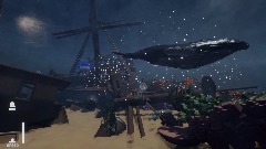 Under Water Ship Wreck Scene