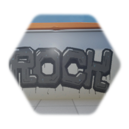 グラフィティ graffiti "ROCK"