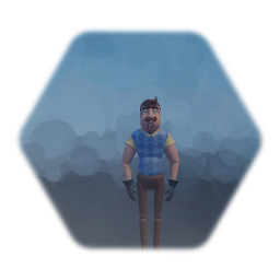 The neighbor but with eyelids