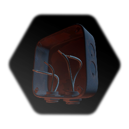 Old Exposed Electric Junction Box