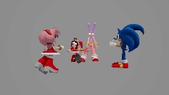 Jax and Pomni x Sonic and Amy 2