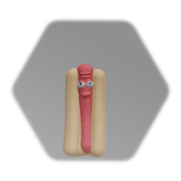 Hotdog person