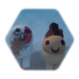 Kratos and boi but they are crewmates