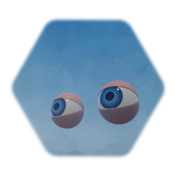 Blinking eyeballs - Blue