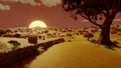 Farmland Spring Sunset