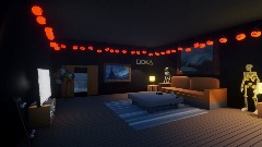 Halloween Remix of Living room
