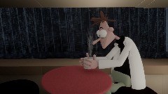 Doof inside cafè