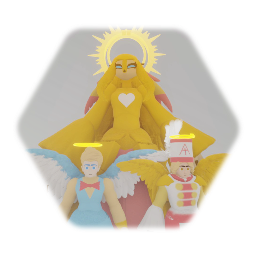 Hazbin Hotel - St. Peter,Abel,and Speaker of God