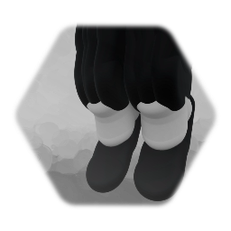 Michael jackson head and shoes